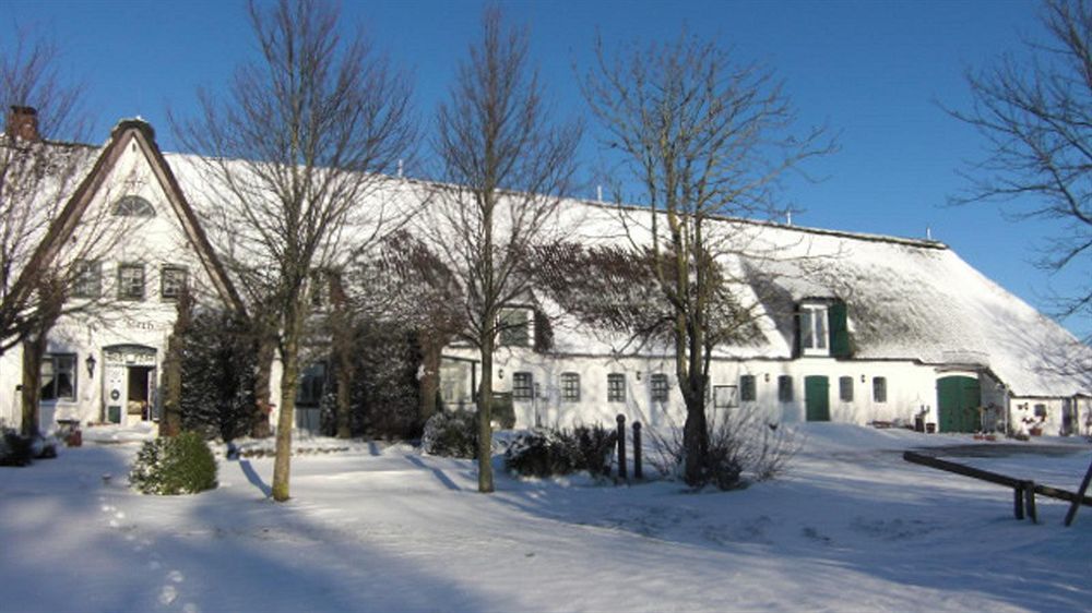 Hotel, Restaurant, Cafe Pharisaeerhof - Nordseeurlaub Mit Hund Nordstrand Exteriör bild
